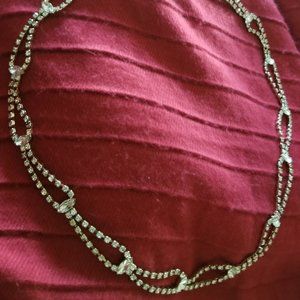 FASETED GLASS (RHINSTONE LOOKING) JEWELERY/BELT